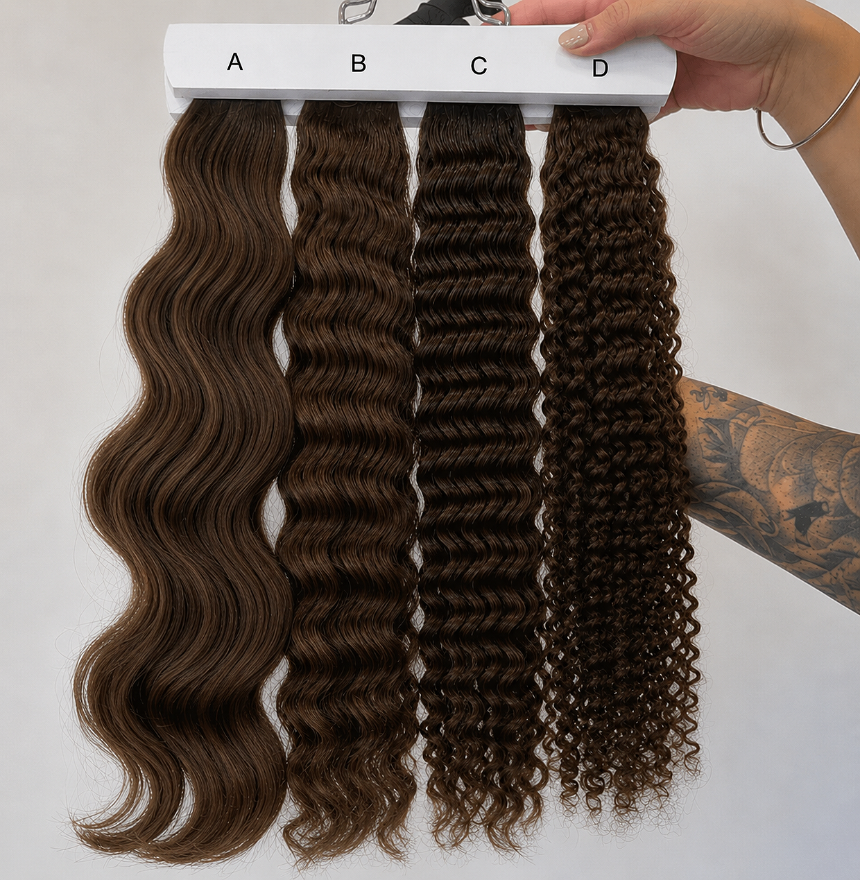 Curly hair extensions (choose your curl and colour)